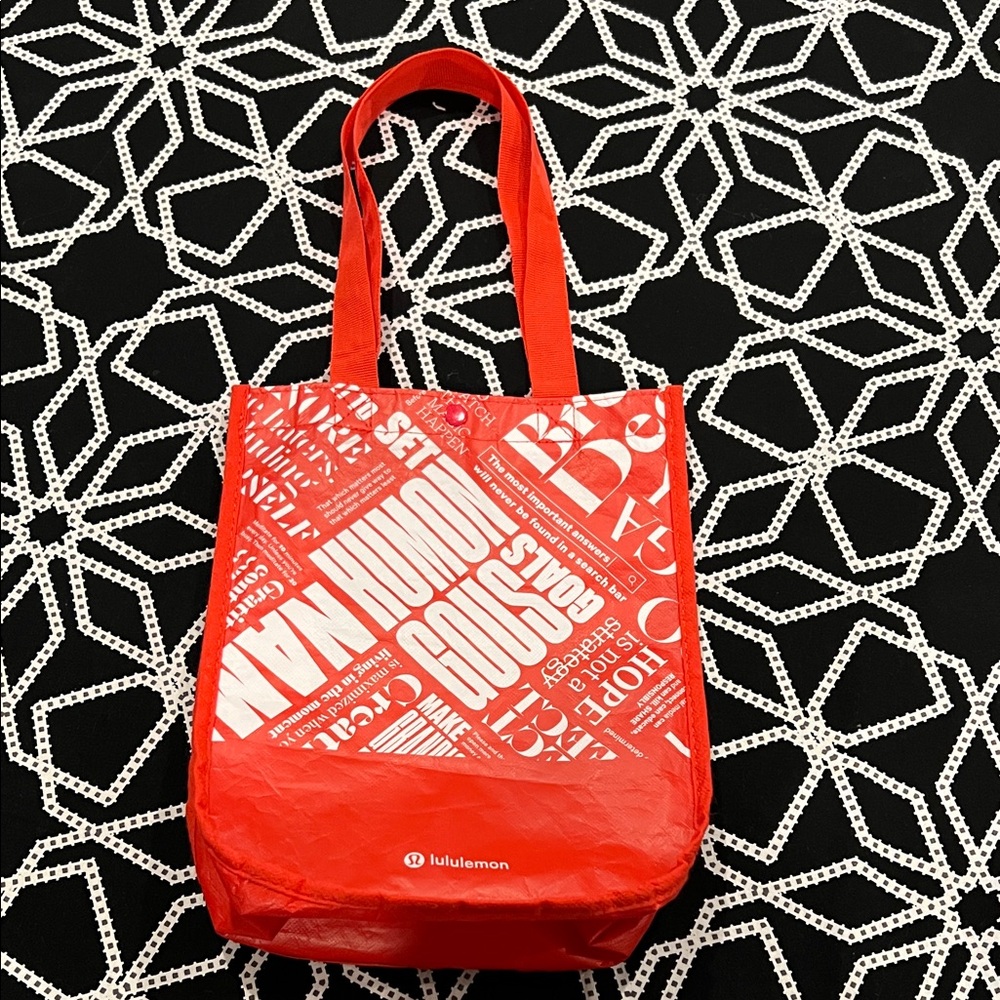 lululemon athletica Bold Red Graphic Tote